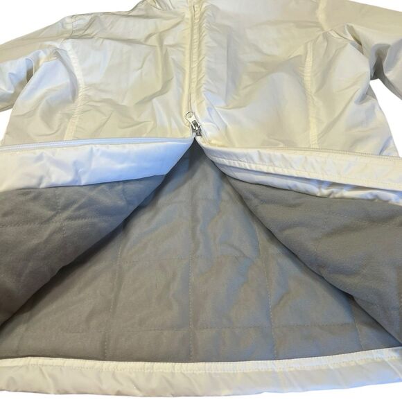 Nike Quilted Shell Jacket Small NWT Rare Vintage Light Cream Clean Girl Fall - Picture 10 of 16